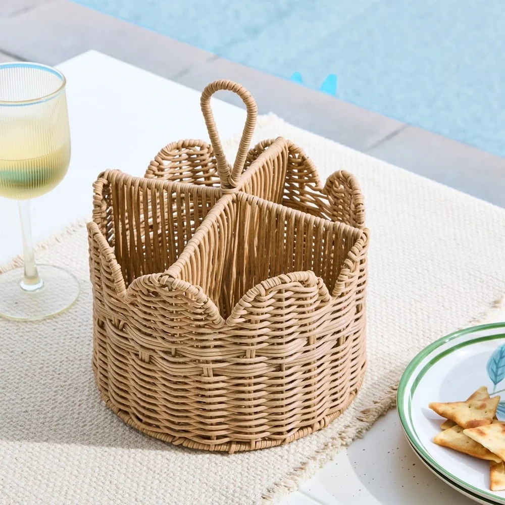 Better Homes & Gardens Rattan Round Caddy - Walmart 2026